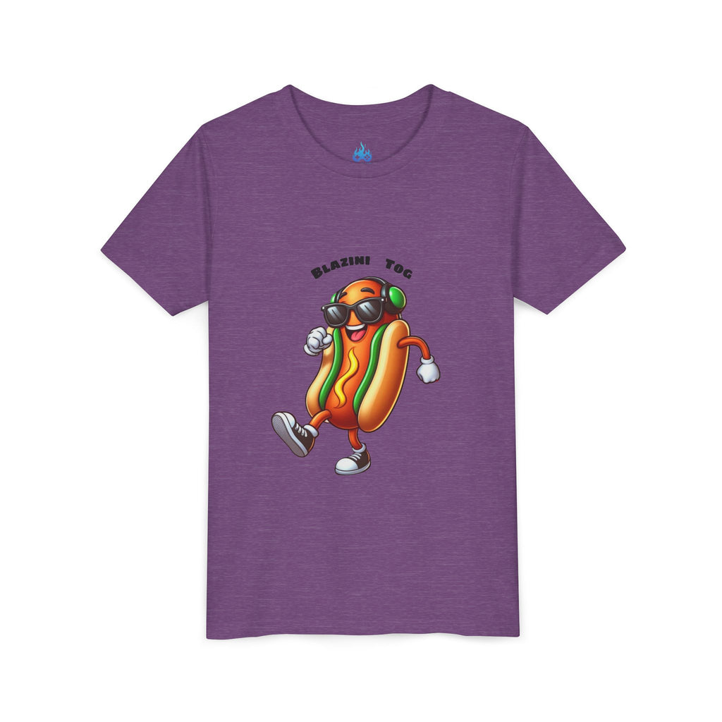 Youth Tee — "Blazini Tog" Dancing Hot Dog Kids Shirt