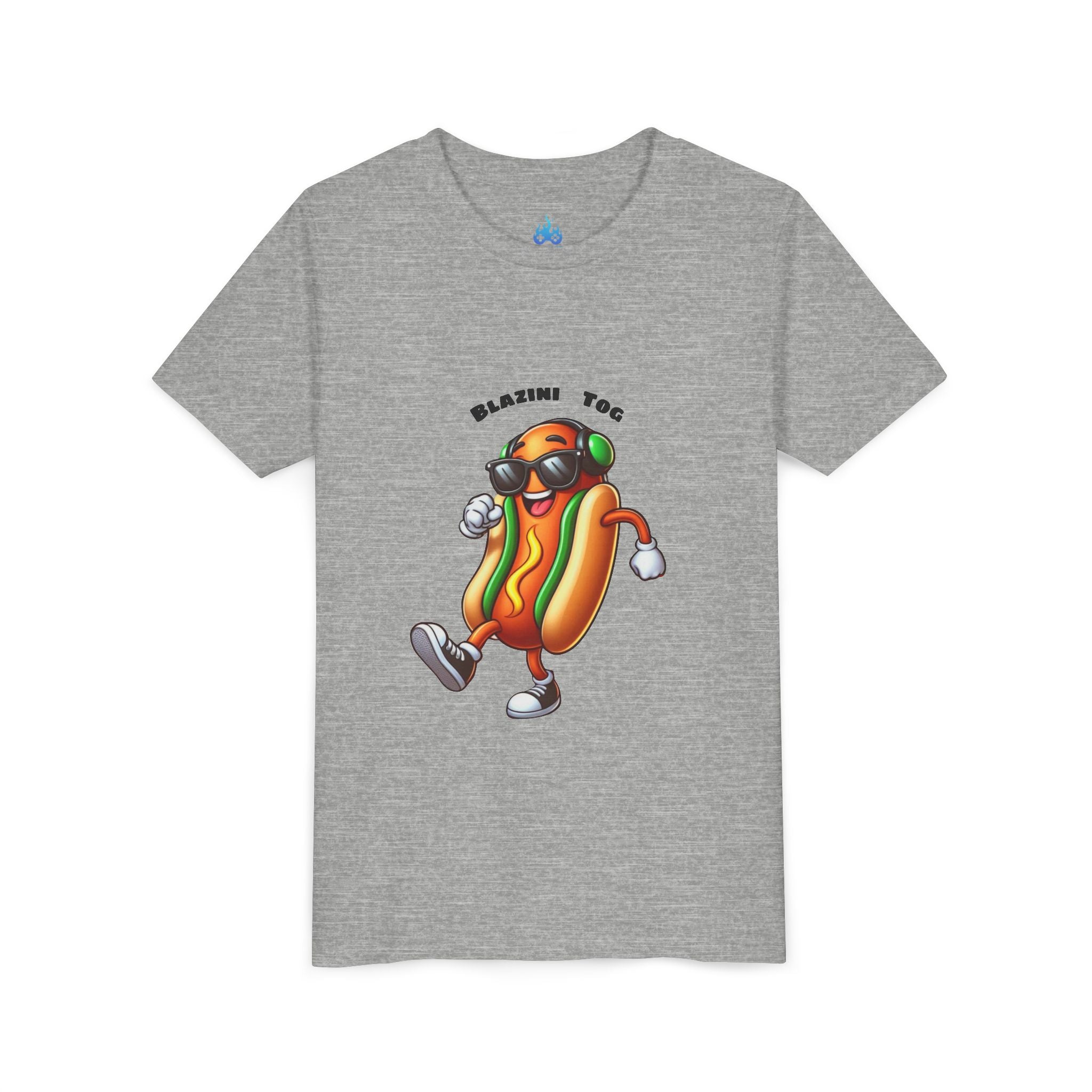 Youth Tee — "Blazini Tog" Dancing Hot Dog Kids Shirt